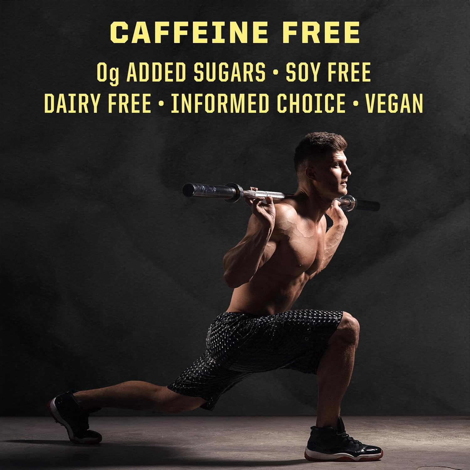 Sunwarrior Active Pre-Workout Powder for Men, Caffeine-Free, Yuzu Mango, 11.1 oz (30 Servings)