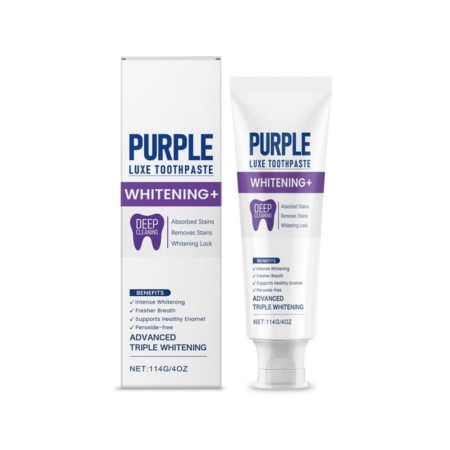 Sin pasta de dientes, corrector de color, cuidado bucal, combate las manchas, refresca el aliento, aclara los dientes amarillos y favorece la salud del esmalte.