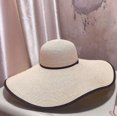 thumbnail image 5 of Women's Wide Brim Sun Hat Straw Hat Summer Holiday Adjustable, 5 of 5