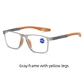 thumbnail image 1 of Gafas de lectura ligeras Gafas de lectura deportivas para hombres Gafas de lectura anti-luz azul retro de moda para personas de mediana edad y mayores, 1 of 5