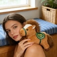thumbnail image 6 of Plush Horse Doll Mascot, Soft Cotton Stuffed Animal Toy, 7 Inch, Cute Decorative Plush Toy for Kids & Adults, Year of the Horse New Year Gift, Red/Brown, 6 of 6