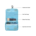 thumbnail image 6 of Gustave Hanging Travel Toiletry Bag Portable Waterproof Makeup Bags Toiletries Cosmetic Organizer Shower Travel Accessories Bag with Hook for Women Men - Blue, 6 of 9