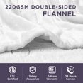 CozyHom King Electric Heated Blanket Dual Control, Electric Throw Bed Blanket for King with10
