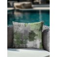 thumbnail image 4 of Outdoor Pillows Waterproof, Sage Green Grey Bedding Throw Pillows with Insert for Couch Sofa Bed, Modern Oil Painted Abstract Art Aesthetics 18x18 Inch Pillowcases Decorative Patio Pillow Set of 1, 4 of 8