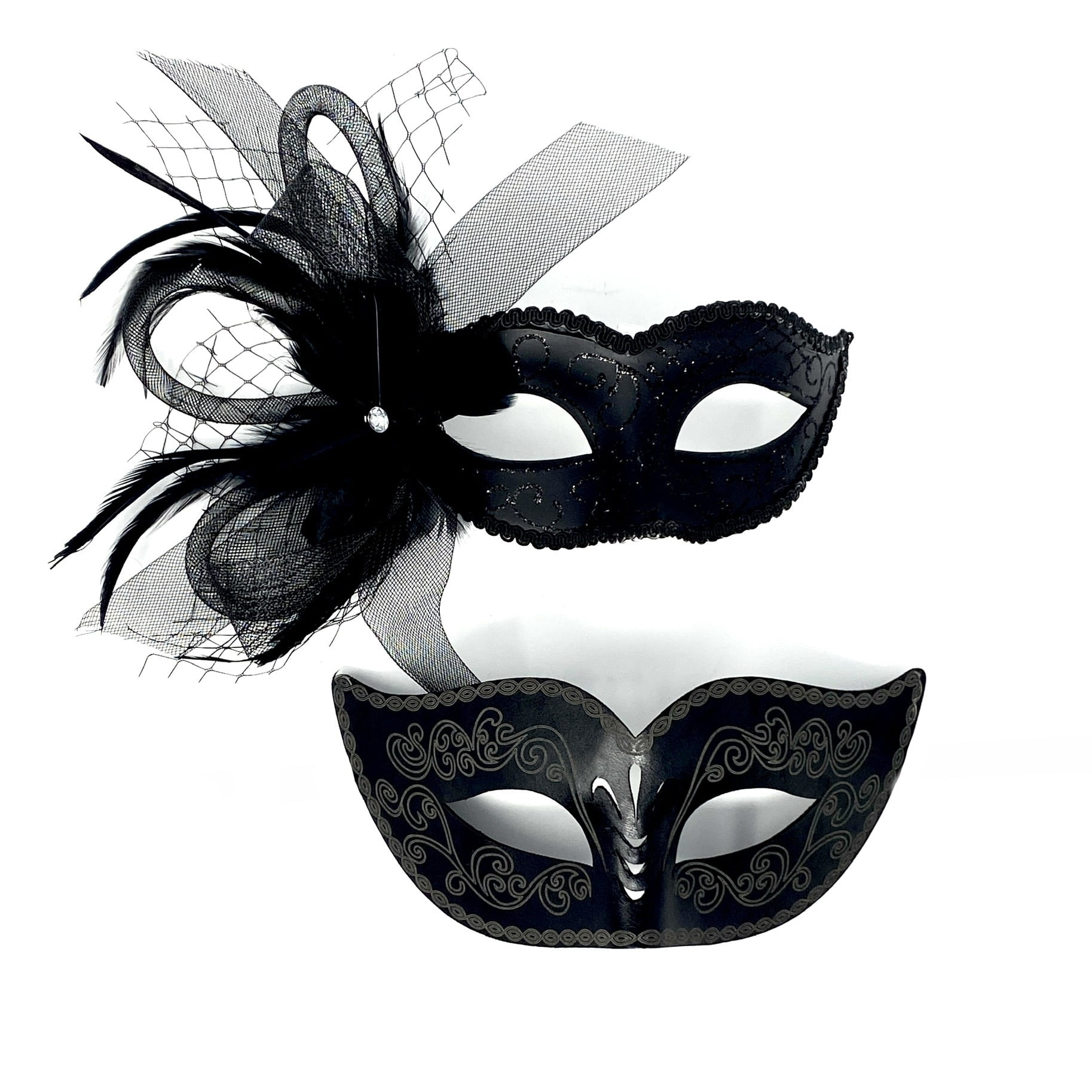 Venezianische Karnevalsmaske Für Damen & Herren – Glitzerndes Design Für Halloween & Bälle