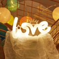 thumbnail image 3 of LED luces de neón forma de amor ramo de luz de noche pequeña linterna decoración, 3 of 4