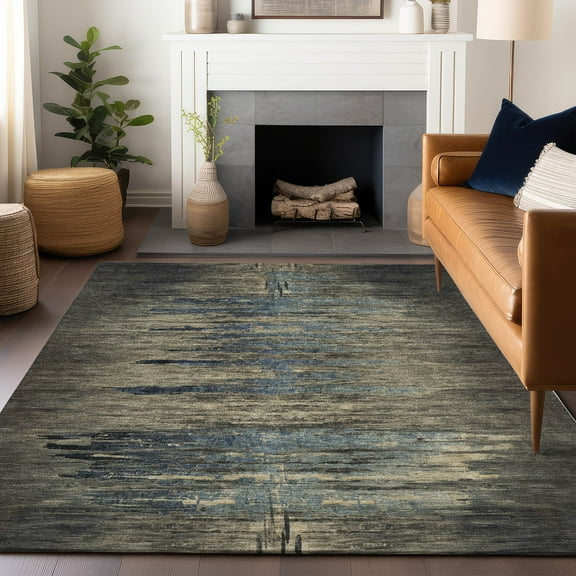 Addison Rugs Chantille Indoor/Outdoor Transitional Abstract Coffee Washable Rectangle Rug, 10' x 14'