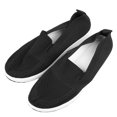 thumbnail image 4 of Zapatos de mujer sin cordones, informales, con suela gruesa, ligeros, transpirables, con plataforma de malla, color negro 38, 4 of 15
