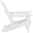 thumbnail image 2 of Paradise 4-Piece Set Classic Folding Adirondack Chair with Footrest Ottoman, 2 of 8
