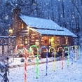 thumbnail image 5 of BOPORO Christmas Decorations Outdoor Solar Candy Cane Lights, Christmas LED Yard Lawn Pathway Markers, 8 Modes Indoor Outdoor Christmas Decorations for Walkway, Garden, Lawn, Yard, 5 of 6