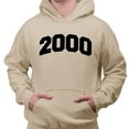 thumbnail image 2 of 2000 College Style Hoodie Sweatshirt Unisex Medium Sand, 2 of 5
