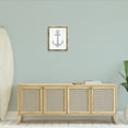 thumbnail image 3 of Stupell Industries Minimal Nautical Anchor Coastal Painting Gold Floater Framed Canvas Art Print Wall Art, 17 x 21, 3 of 10