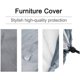 thumbnail image 4 of Funda Plegable para Tumbona, Funda para Tumbona de Jardín A Prueba de Polvo, Impermeable, Anti-UV, Funda Relajante de Jardín Oxford 210D para Tumbona, Ancho 71 × Alto 110 cm (Gris) Sincero Electrónica, 4 of 5