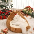thumbnail image 2 of geerera Christmas Pet Bed, Reindeer Kitty Bed Dog Bed, Washable Pet Bed for Puppy and Kitten, 2 of 6