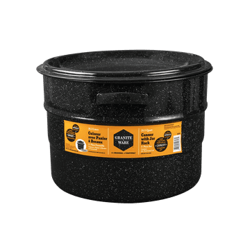 Granite Ware 21.5-Quart Water Bath Canner with Jar Rack