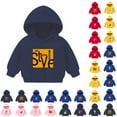 thumbnail image 7 of Boys Sweatshirts Fall Toddler Kids Hoodies Colorful Heart Print Long Sleeve Hooded Sweatshirt Breathable Soft Casual Top Kids Hoodie Red 3 Years-4 Years, 7 of 7