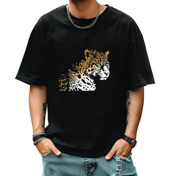 Graphic Tees for Men Summer New Print Casual Tee Fashion Trend Sports Shirt Select