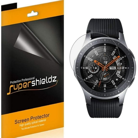 [6-Pack] Supershieldz for Samsung Galaxy Watch (46mm) Screen Protector, Anti-Bubble High Definition (HD) Clear Shield