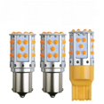 thumbnail image 1 of Luz de giro LED para automóvil, antiestroboscópica, superbrillante, 1156, 7440T20, 3030-35 SMD, decodificación de luz de freno de corriente constante, 1 of 5