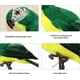 thumbnail image 5 of Loro de plumas de imitación, verde, decoración de jardín, pájaro, loro de acero dorado, pájaro, pájaro de plumas, clip de pájaro de espuma, decoración de pájaros, 5 of 7