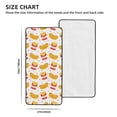 thumbnail image 2 of Zufioo Hot Dog Print Coral Fleece Bath Towel 27x55 Inches, Absorbent and Quick-drying Bath Towel, Suitable for Adults and Children, 2 of 8