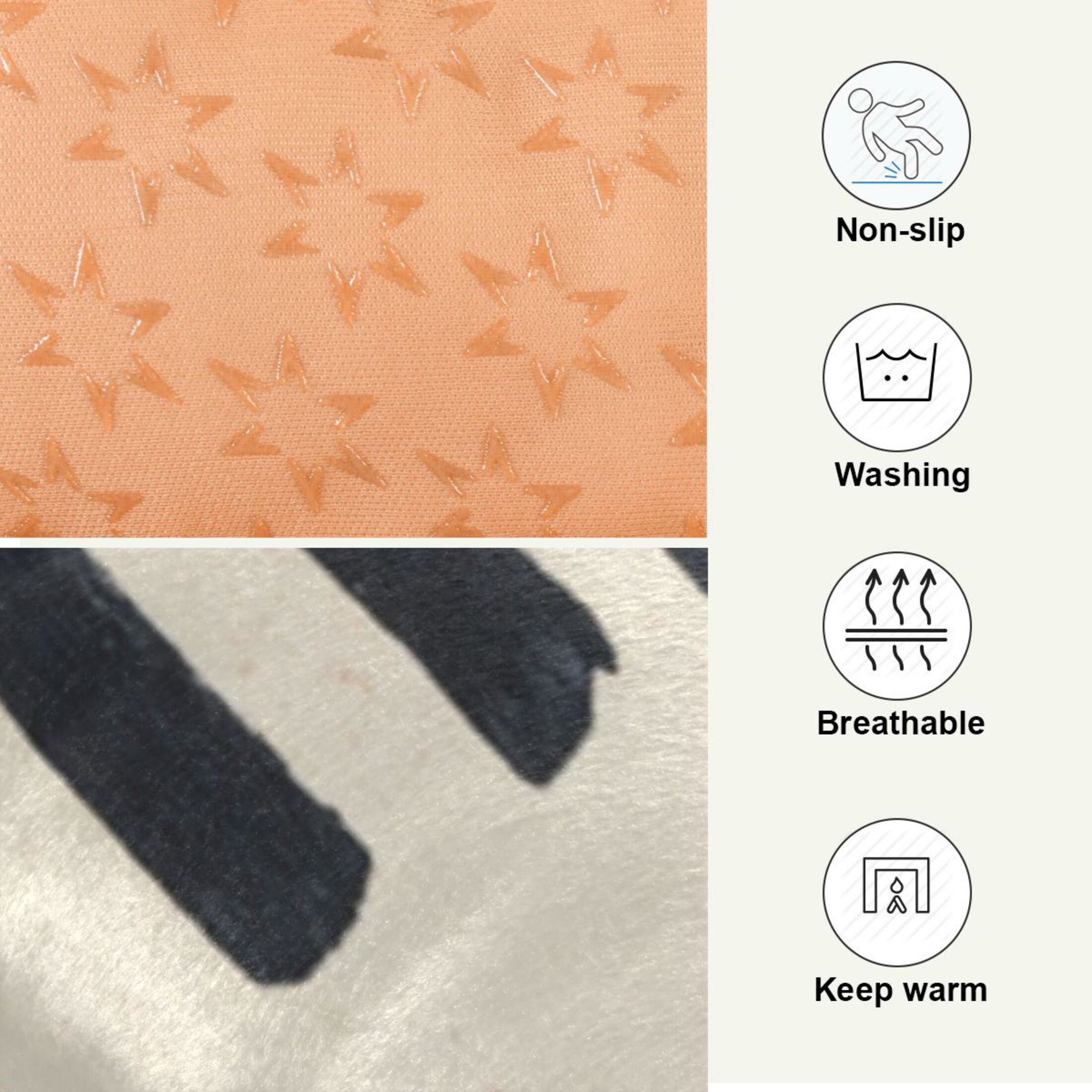 Qxltty Happy Halloween Bats Ped Pad Wear-resistant and Hard to Bite Through Sleeping Pad for Small Medium Large Dogs Winter Pet Bed 36×24in
