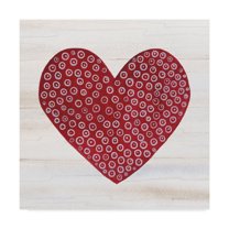 Trademark Fine Art 'Rustic Valentine Heart III' Canvas Art by Kathleen Parr McKenna