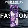 thumbnail image 4 of Threehao Funda para Realme 13 Pro y Realme 13 Pro+ Plus Case Uso Rudo, Ultra Delgado Flexible Púrpur, 4 of 6