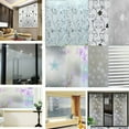 thumbnail image 1 of Privacy Window Film 3D Decorative Glass Film, No Glue Frosted Film for Home Office, Anti-UV Window Sticker, 17.72 x 393.7 inches, 1 of 8
