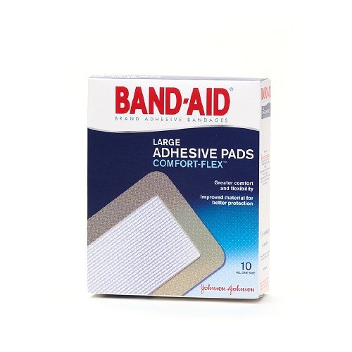 Johnson's BandAid Adhesive Pads All Purpose Comfort Flex Protection L