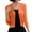 Orange, variant on White Women's Solid Color Cardigan Hollow Out Knit Sweater Short Coat Sweaters for Women Fall