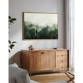 thumbnail image 7 of Drsoum Framed 24x36in Canvas Wall Art Vintage Classical Oil Painting Green Pine Tree Forest Room Decor for Bathroom Bedroom Living Room - Natural Framed, 7 of 7