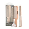 thumbnail image 2 of Two Packs BaByliss Pro Barberology RoseFX Metal Comb Set 9" Clipper Comb and 7.5" Cutting Comb Rose Gold, 2 of 3