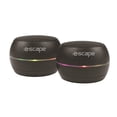 thumbnail image 1 of Escape - Ensemble de 2 Haut-Parleurs Sans Fil avec Éclairage LED, Radio FM et Microphone, Noir, 1 of 2