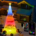 thumbnail image 1 of Árbol de Navidad Innonly de 8 pies con luz inteligente RGBW y 355 LEDs, 1 of 8