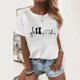 thumbnail image 2 of Gibobby Playera Corte clásico para Mujer Camiseta sexy manga corta con estampado para mujer, camiseta informal holgada verano, blusa divertida y peculiar pa(Verde,CH), 2 of 5