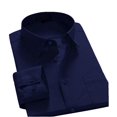thumbnail image 2 of Men Dress Shirt Regular Fit Oxford Solid Color, 2 of 2