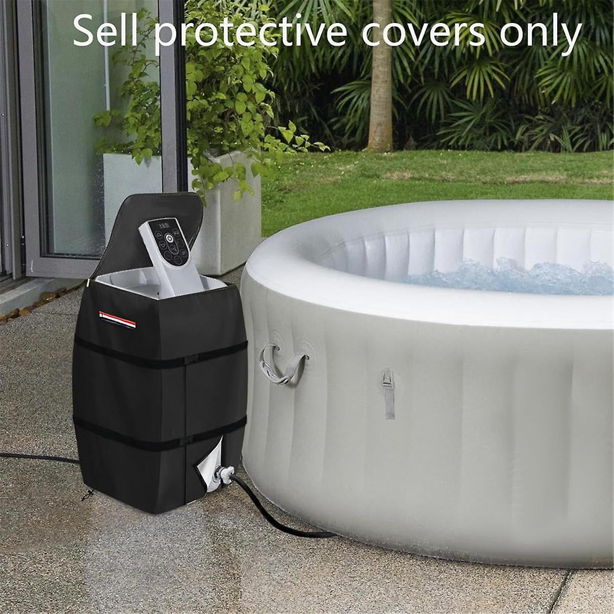 For Hot Tub Spa Heater Pump Cover,Waterproof Heavy Duty for Hot Tub Pump Cover Spas Hot Tubs Pools