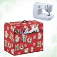 thumbnail image 4 of HELLHERO Sewing Machine Cover Ho Ho Santa Print Easy to Clean Fits Most Sewing Machines Protective Sleeve, 4 of 8
