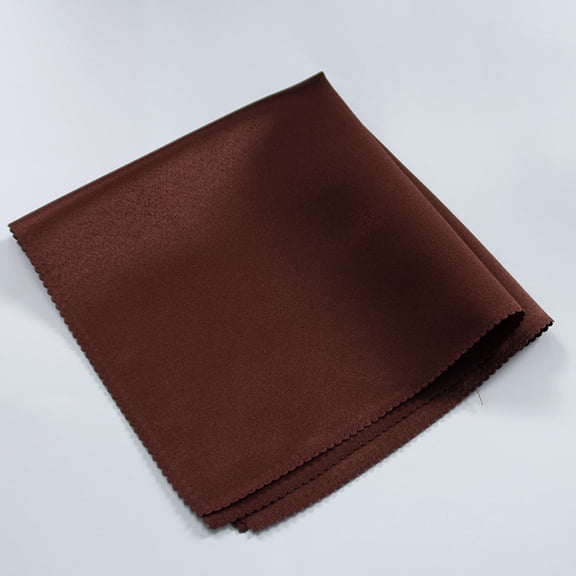 Namzi Jacquard Fabric Dinner Napkins 48x48cm Wedding Banquet Party Square Cloth Napkins, Elegant Satin-Like Table Napkins, 4-Piece,Style G,Brown