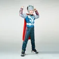 thumbnail image 2 of Disfraz de Thor para niños, disfraz de Los Vengadores, traje de superhéroe con músculos de Thor, máscara de martillo, ropa de carnaval para Halloween para niño, 2 of 3