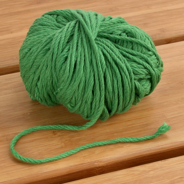 JubileeYarn Bamboo Cotton Chunky Yarn - Shamrock Green - 2 Balls