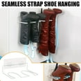 thumbnail image 4 of Hovmgk 2PC Metal Wall-Mounted Shoe Rack, Home Boot Hanger Shelf, Wall-Sticker Storage Organizer, Space-Saving Winter Boot, Home Entryway Supplies, Homeowners, Winter Boot Users, Entryway Organizers, 4 of 7