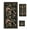 Black Beige, variant on Black Spring Floral Towel Set of 3, Soft Microfiber Bath Towels, Hand Towel, Washcloths, Elegant Pastoral Flowers Birds Retro Art Quick-Dry Absorbent Towels for Bathroom Kitchen Hotel Beach Gym Spa