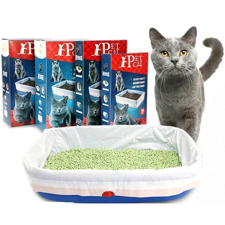 RONSHIN Disposable Cat Litter Bags Portable Thickened Scratch resistant Drawstring Design Cat Litter Box Liners