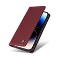 thumbnail image 3 of Funda para iPhone 15 Pro Estuche de Cuero PU Tipo Cartera con Ranuras para Tarjetas y Cierre Magnético, 3 of 5