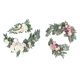 thumbnail image 1 of Guirnalda rústica de flores artificiales, flores de seda, flores colgantes Blanco Rosa Púrpura, 1 of 9