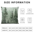 thumbnail image 5 of GOSMITH Pillow Covers Forest Green Summer Woods Evergreen Coniferous Trees Home Decorative Pillowcase Square Double Sides Pattern Throw Pillow Cases, 5 of 5