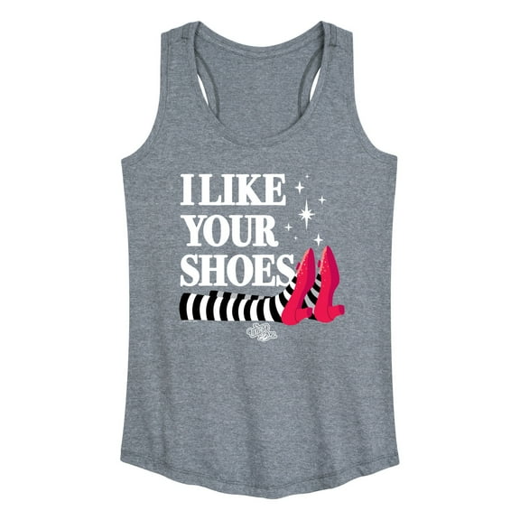The Wizard Of Oz - I Like Your Shoes Ruby Slippers - Women's Racerback Tank Top
