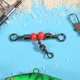 thumbnail image 4 of 10 Uds. Conector de rodamiento giratorio Triple de barril rodante de pesca de 3 vías (NO 10) Likrtyny Deportes al aire libre Salida diaria Juego de fiesta, 4 of 9
